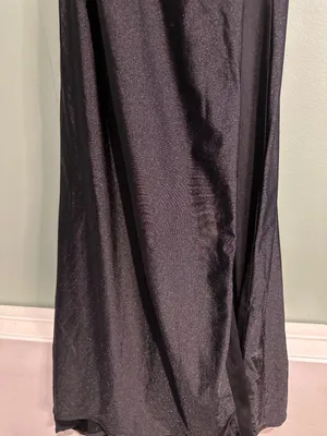 Amarra Black Maxi Dress Women 2 Dark Fairy Goth Whimsigoth Lace Up Y2K thumbnail 5