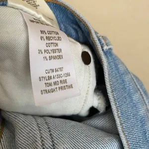 Agolde Toni Mid Rise Straight in‎ Pristine size 26 skinny distressed light wash thumbnail 9