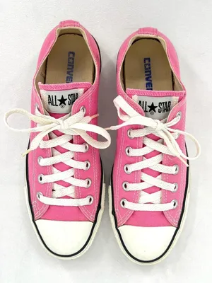 Converse Chuck Taylor All Star Low Top Pink Canvas Shoes Women's 8 / Men's 6 thumbnail 6