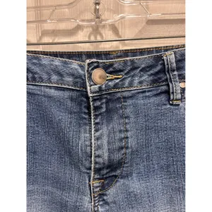 Jag‎ Jeans Womens Blue Denim Bermuda Shorts Size 14 Medium Wash Frayed Stretch thumbnail 3