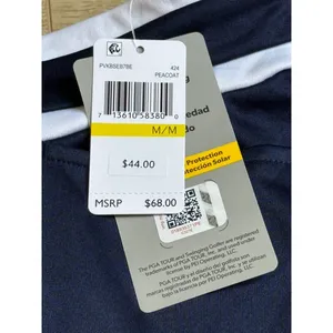 NWT PGA TOUR womens golf skort blue white UPF50 tennis outdoors flowy size M thumbnail 4