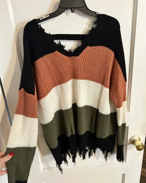 Rue 21 Sweater Striped thumbnail 1