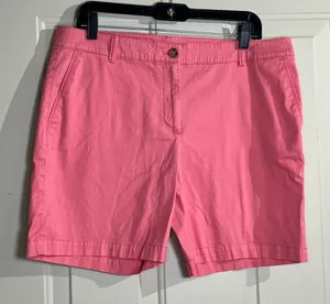 Talbots Coral Pink Chino Bermuda Shorts thumbnail 1