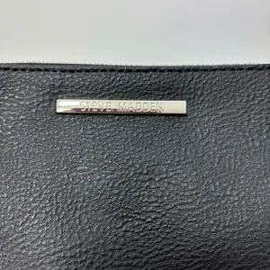 Steve Madden Wristlet Black Pebbled Leather with‎ Strap thumbnail 5