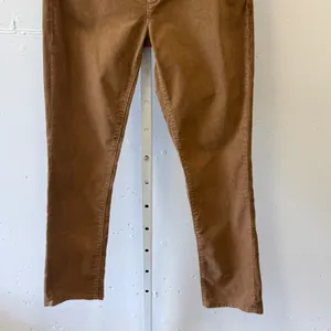 Lands End Womens Mid Rise Straight Corduroy Pants Camel Brown Size 6 Stretch thumbnail 4