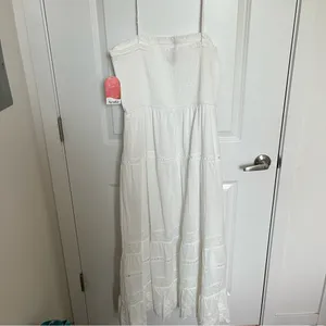 NEW Arula White Floral Maxi Dress Plus Size 0X Available NWT thumbnail 9