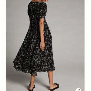 Anthropologie + Faithfull The Brand Eveline Polka Dot Midi Dress thumbnail 2