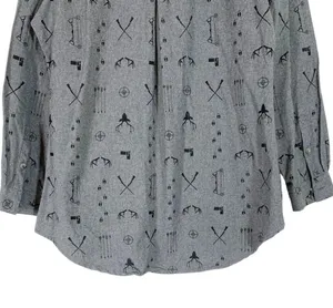 Legendary Whitetails Firelight Popover Flannel Shirt Size Large thumbnail 6