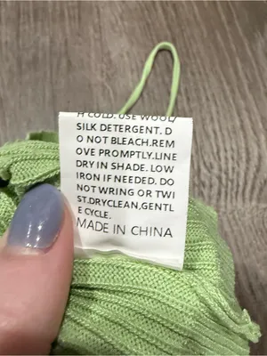 Lime Green Knit Cropped Tank Top thumbnail 4