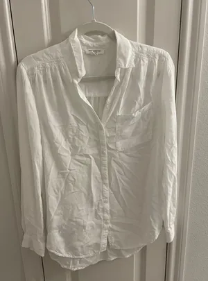 BeachLunchLounge White Button Down Shirt thumbnail 1