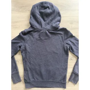 American Eagle Y2K Women's Blue Pink Pull Over Hoodie Sweater Size Small Logo thumbnail 8