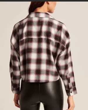 Abercrombie 90s Cropped Flannel thumbnail 3