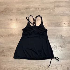 Champion‎ C9 Tank Top Womens Size Small S Black Built in Bra Drawstring Bottom thumbnail 3