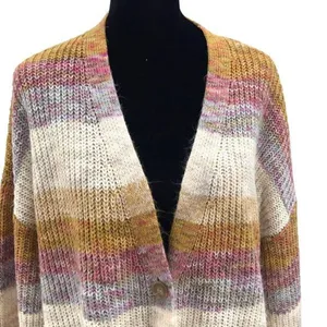 John Paul Richard Womens Button-Front‎ Rib-Knit V-Neck Cardigan Sweater Large thumbnail 2