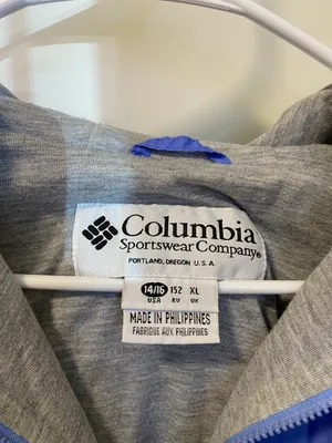 Columbia NWOT | vintage blue women’s rain jacket — size 14/16 thumbnail 4