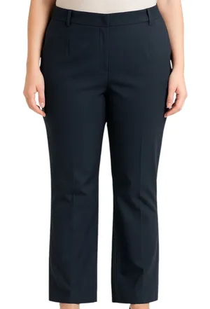 NEW Abercrombie & Fitch Women's Black High Waisted Trousers Dress Pants Size XL thumbnail 1