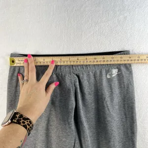 Nike Large L Leggings Hologram Carbon Heather Gray Full Length‎ 886257-091 thumbnail 14