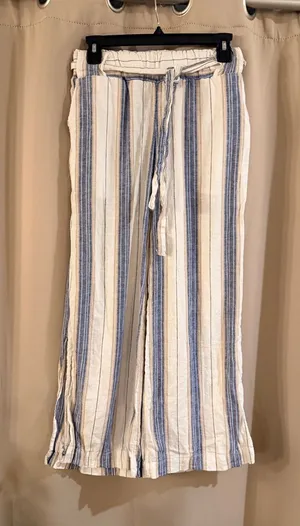 Indigo Rein Striped Wide Legs Pants thumbnail 1