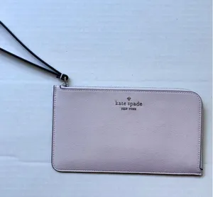 Kate Spade Lucy Medium L-Zip Wristlet - OS - Pastel Lavender thumbnail 1