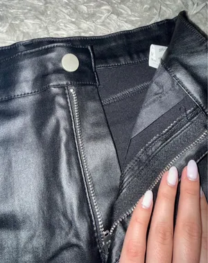Leather skirt Black Size L thumbnail 2