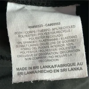 Nike Women's XS Black Cropped Athletic Pants Dri-FIT Yoga Gym‎ Casual thumbnail 5