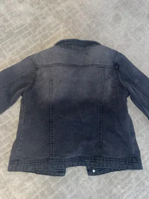 Black Jean Jacket Size XS thumbnail 4