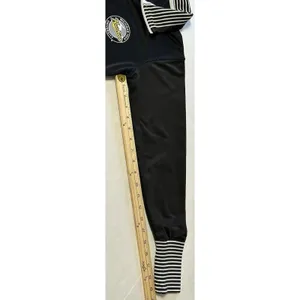 J. America Michigan Tech Huskies Track Jacket Womens S Black Stripe Zip VTG VGUC thumbnail 6