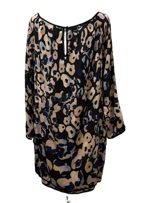 Diane von Furstenberg Silk/Lycra Abstract Print Dress Size 8 thumbnail 3