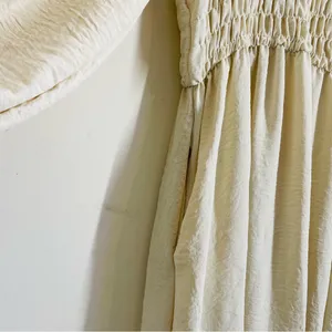 Beeson River Elegant Cream Smocked Dress thumbnail 7