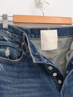 MOTHER Pixie Tomcat Ankle Jeans Distressed Blue Size 28 thumbnail 6