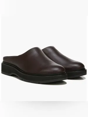 Vince Women’s Graham Slip on Mules Leather Black Clog Size 9 thumbnail 10