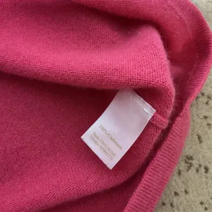 Caslon Cashmere Faux Wrap V-Neck‎ Sweater Womens S Pink Long Sleeve Ribbed Trim thumbnail 5