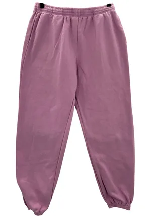 Beyond Yoga Womens Pink High Waisted Elastic‎ Cuff Sweatpants Size Medium thumbnail 1