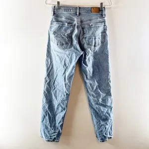 American Eagle AE Ex Boyfriend High Waisted Denim Straight Leg Jeans Blue 00 thumbnail 5