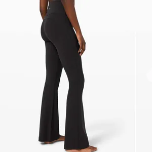 Lululemon Super High-Rise Flare Nulu Groove Pants in Black thumbnail 2