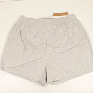 NWT Skims Boyfriend Loose Boxer in Light Heather Gray thumbnail 5