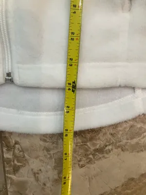 Columbia White Hooded Fleece Vest thumbnail 4