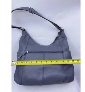 tignanello bag light purple leather tote thumbnail 3