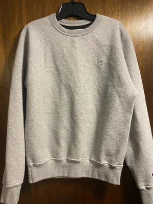 Champion Gray Crewneck Sweatshirt thumbnail 1