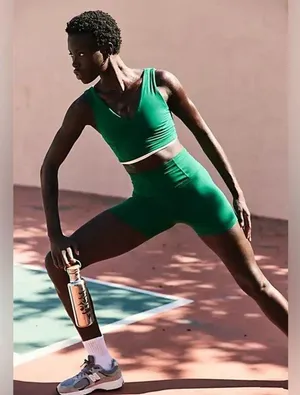 NWT FP Movement Never Better Crop In green Heritage Sold Out Color $58 Retail thumbnail 4