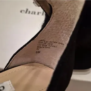 NWB Charles David Wonens Size 6 Empoli Faux Fur Heels Shoes thumbnail 7