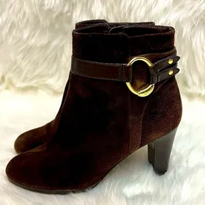 Lauren Ralph‎ Lauren Myla Saude Leather Boots Size 8 B19B thumbnail 1