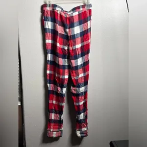 Aerie Women Winter Christmas Red Plaid Flannel Pajama Pants Size XS.‎ thumbnail 7