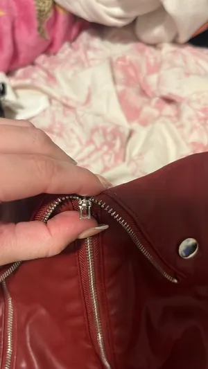 Edikted Red Leather Corset thumbnail 3