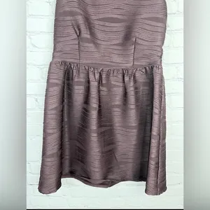 Juniors rewind dark‎ maroon textured fit and flare sleeveless dress large thumbnail 4