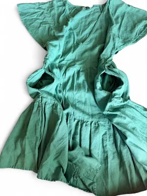 Universal Threads Teal Tiered Mini Dress Size S thumbnail 5