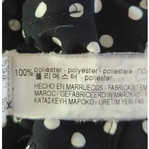 Zara Basic Black & White Polka Dot Pants‎ Women's XS Pinup Retro Preppy thumbnail 9