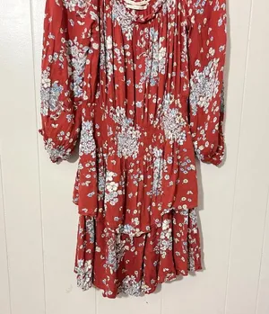 Urban Outfitters Saffron Skies l Off the Shoulder Mini Dress size L thumbnail 2