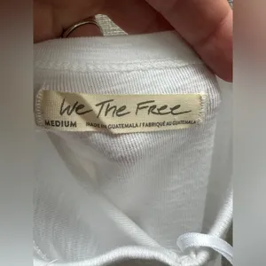 Free people one shoulder tank in white size medium NWOT never worn! thumbnail 3