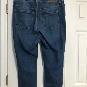 Madewell Mom jeans distressed size 36 waist measures 40 Blue Denim‎ women’s thumbnail 7